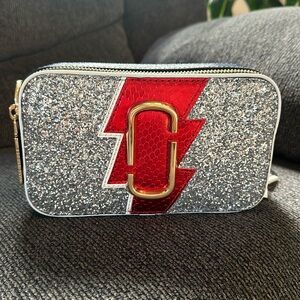 Silver Multicolor Snapchat camera bag